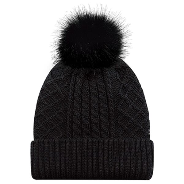 Acrylic / Polyester Satin Cuff Toque Thumbnail